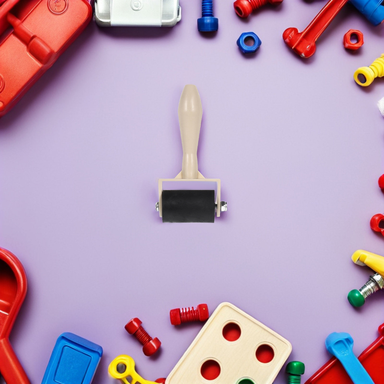 Art Craft Workshop - 7Pcs Alat Rol Karet Brayer untuk