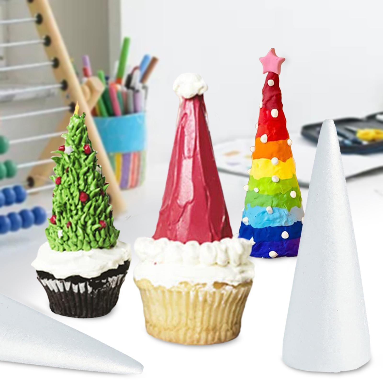 Art Craft Christmas Tree - 30 Buah Kerucut Busa untuk Kerajinan,
