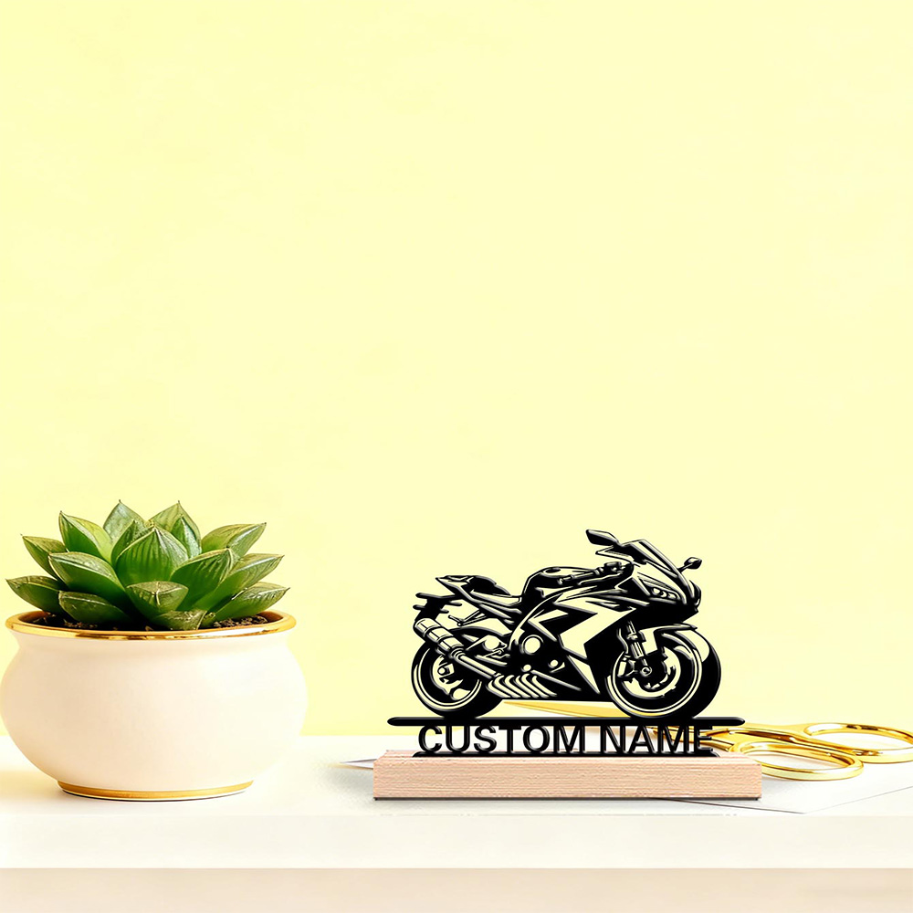 Art Craft Letter A - 1pc Patung Motor Abstrak Keren, Dapat