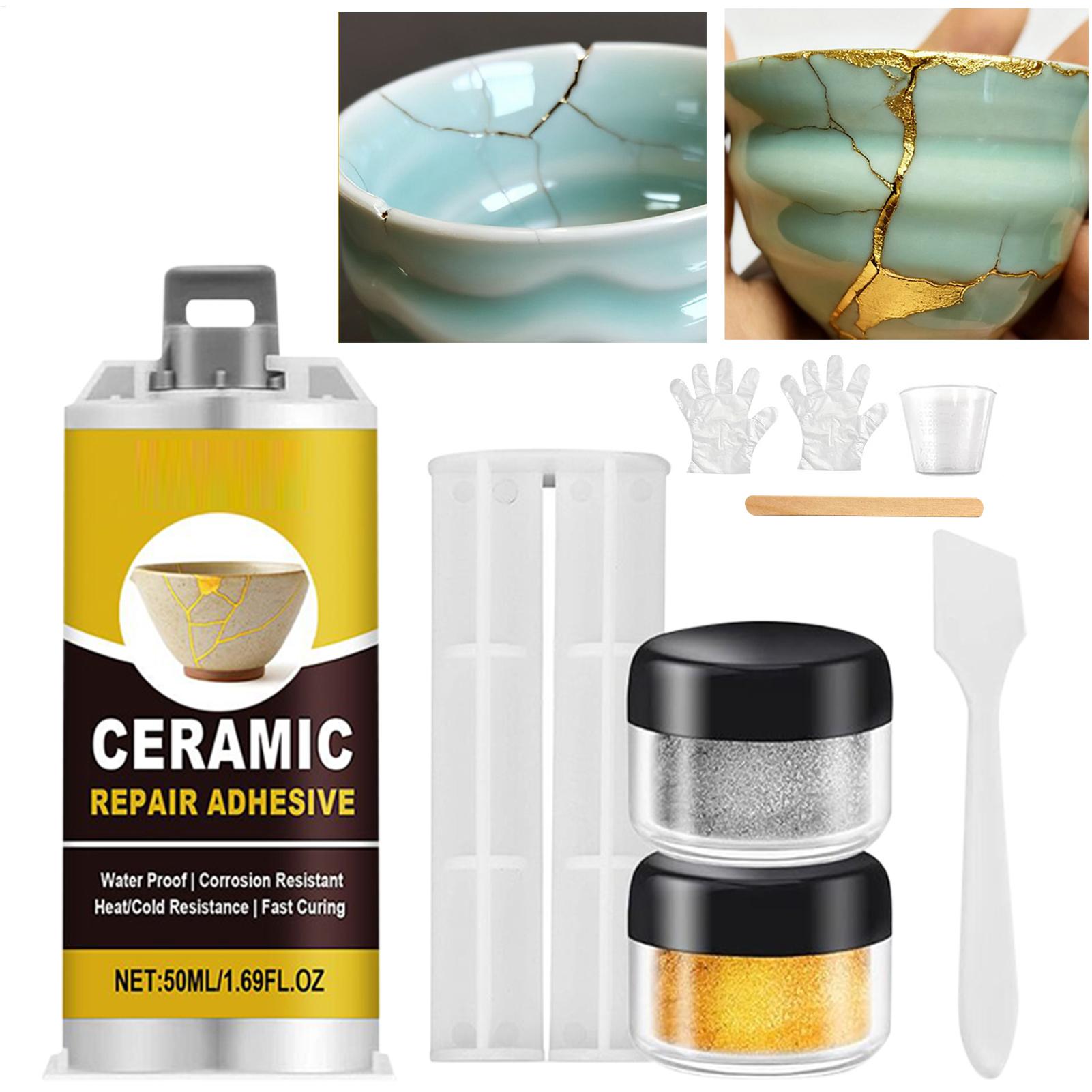 Art Craft Workshop - Kit Perbaikan Kintsugi Lem Keramik Emas