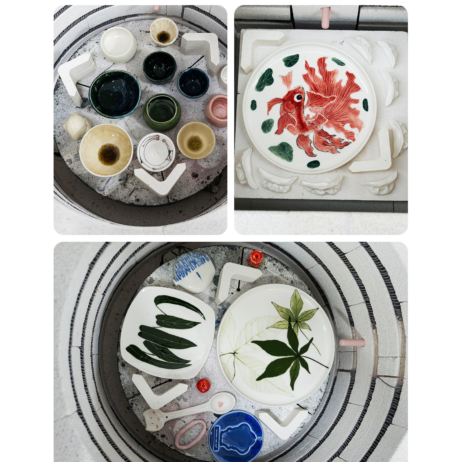 Art Craft Workshop - 8x Tiang Penyangga Tungku Keramik untuk
