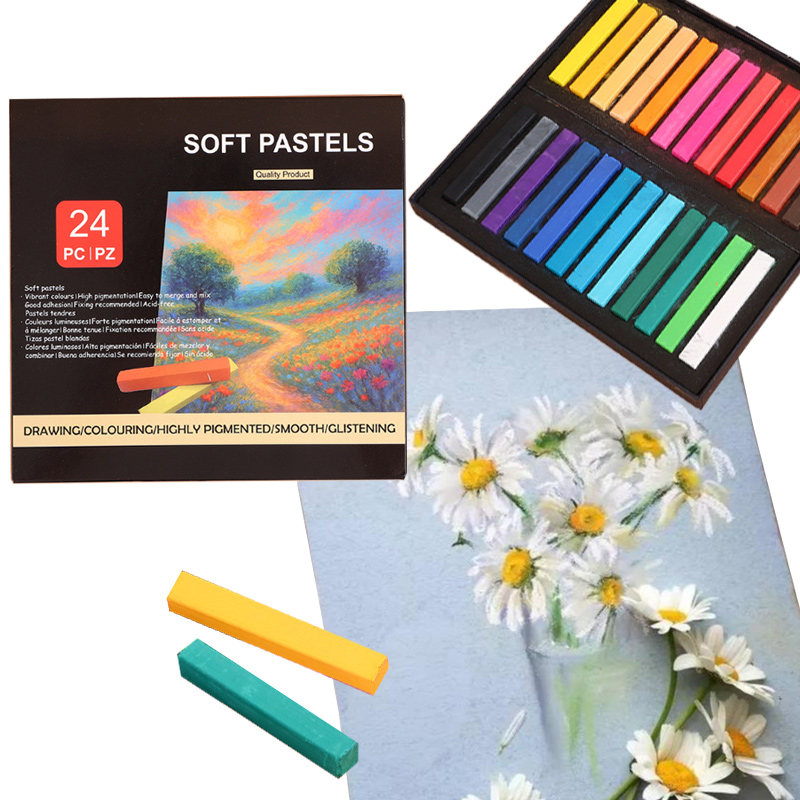 Chalk Pastel Set - Set Pastel Lembut Kapur 12/24 Warna