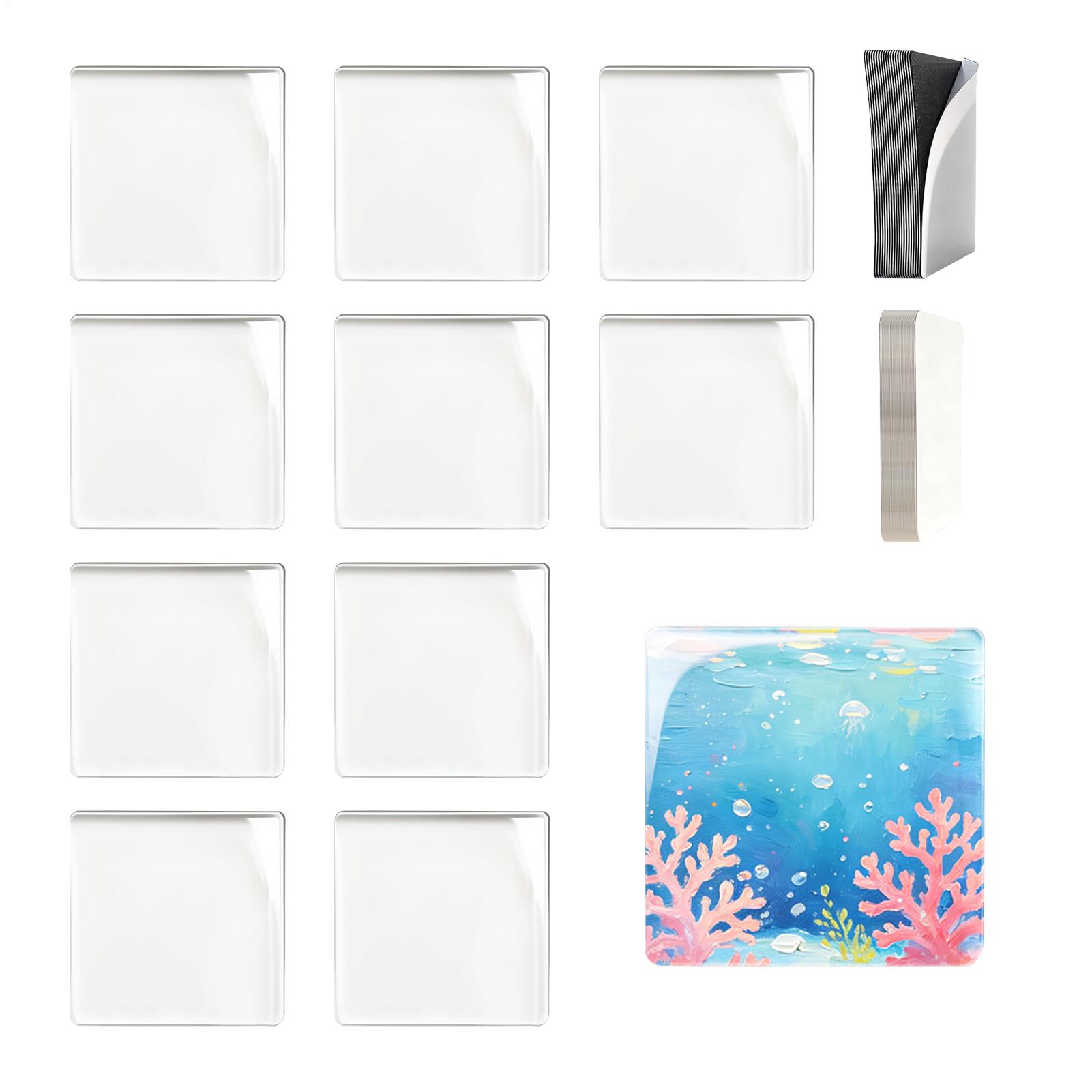 Art Craft Magnet - Magnet Kulkas Akrilik Persegi DIY Set