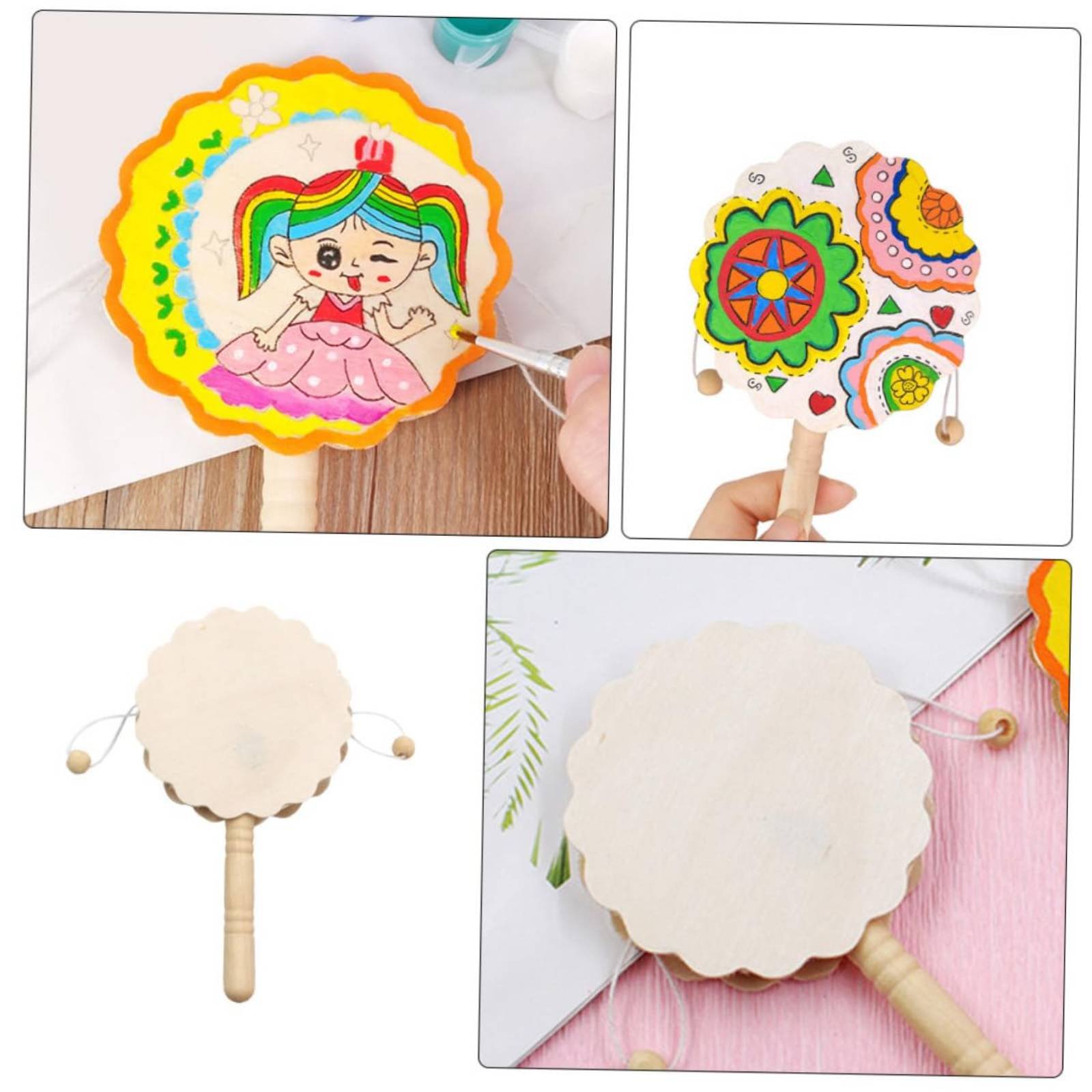 Art Craft Workshop - Drum Kayu DIY dengan Gagang Permukaan