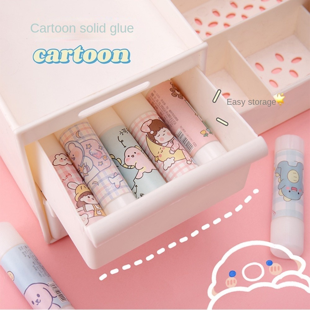 Art Craft 5 Year Old - Stik lem padat kartun praktis anak-anak,