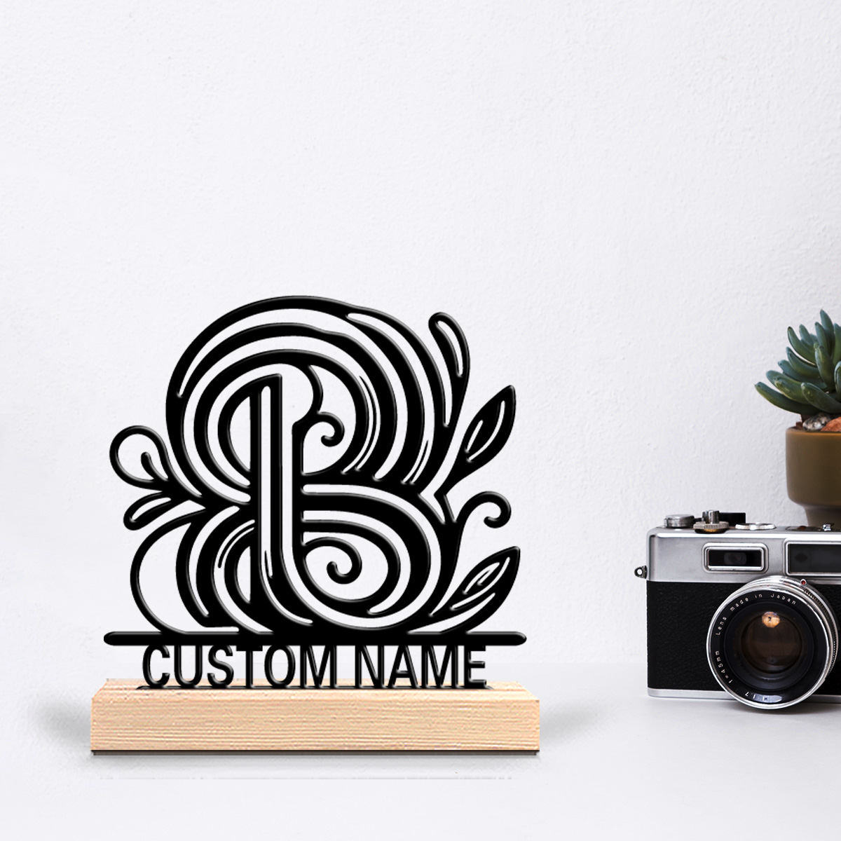 Art Y Craft - 1pc Patung Logam Vintage Pola B