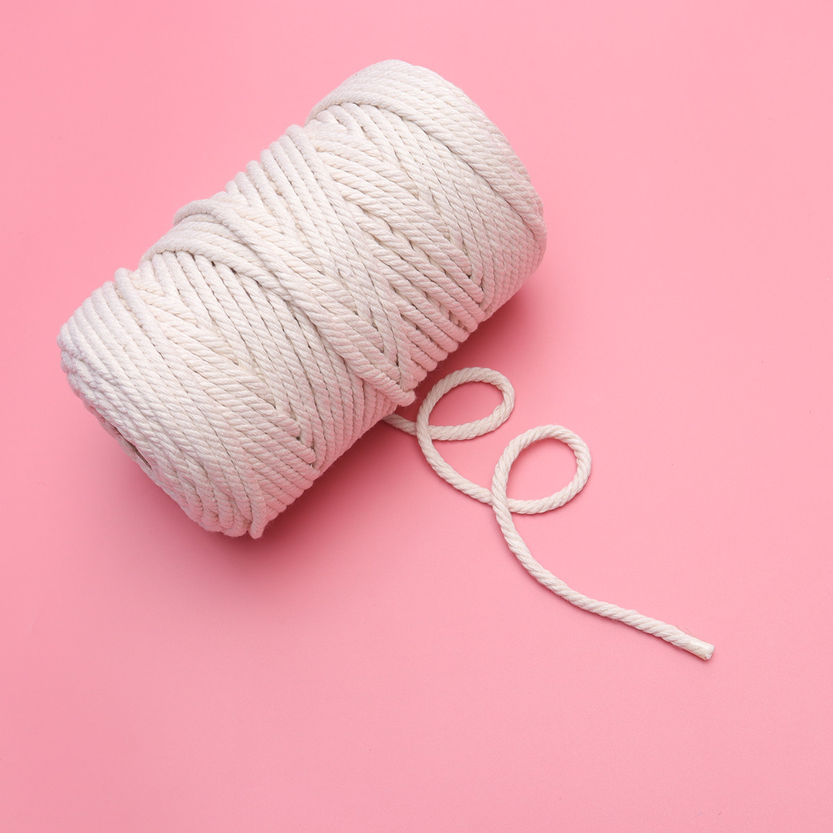 Macrame Cord Cotton - Tali Katun Alami 100M 5Mm Tali