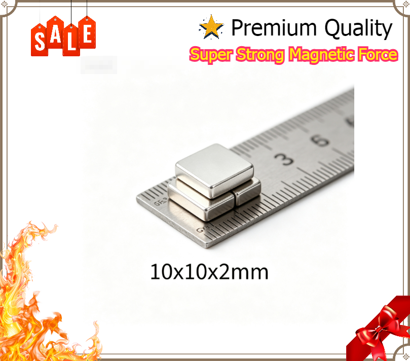 Art Craft Magnet - Magnet Neodymium N35 Super Kuat 10x10x2mm