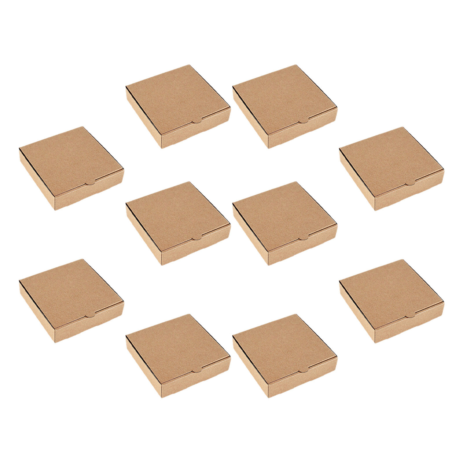 Box Art And Craft - 10 Buah Kotak Pizza Mini Wadah