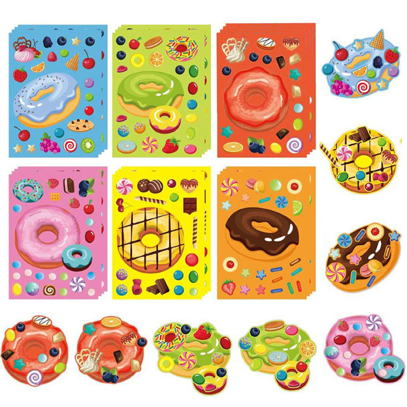 Art Craft 5 Year Old - Stiker Donat Buatan Sendiri untuk Anak-Anak,