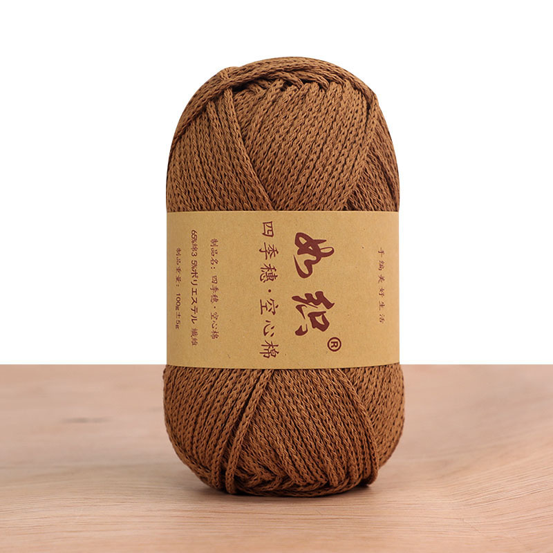 85M/Roll 100G Benang Rajut Raj - Macrame Cord Cotton ulasan dan harga