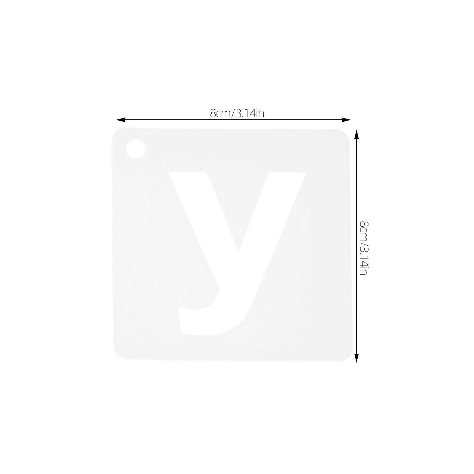 1Set Stencil Alfabet A-Z yang  - Art Craft Letter A ulasan dan harga