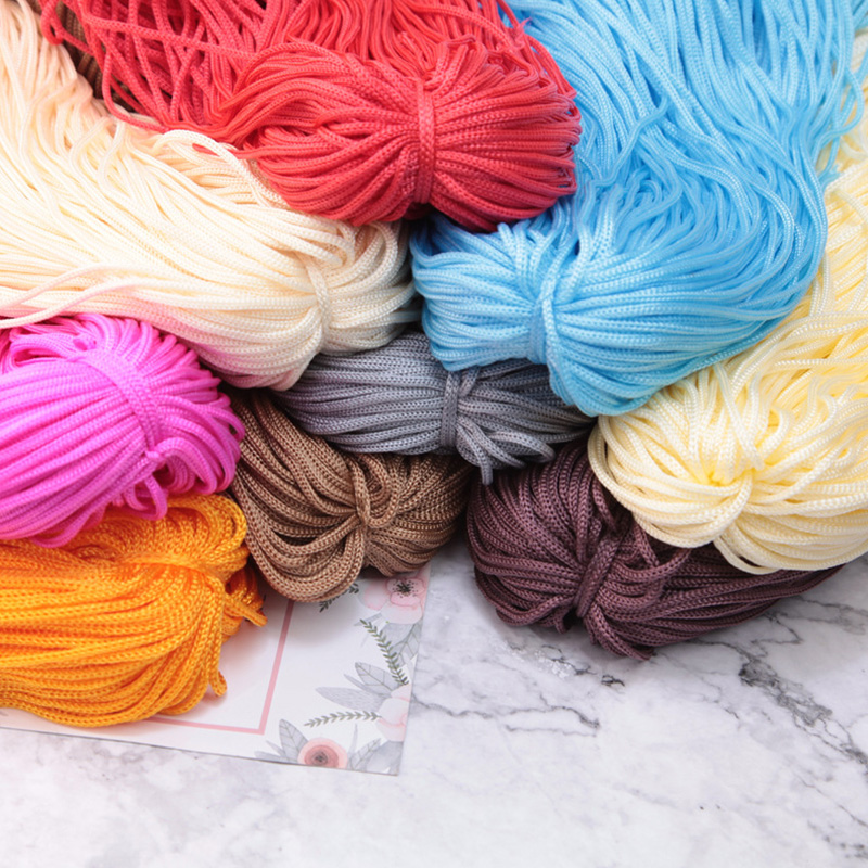 200M 3mm renda kabel nilon tal - Macrame Cord Cotton ulasan dan harga