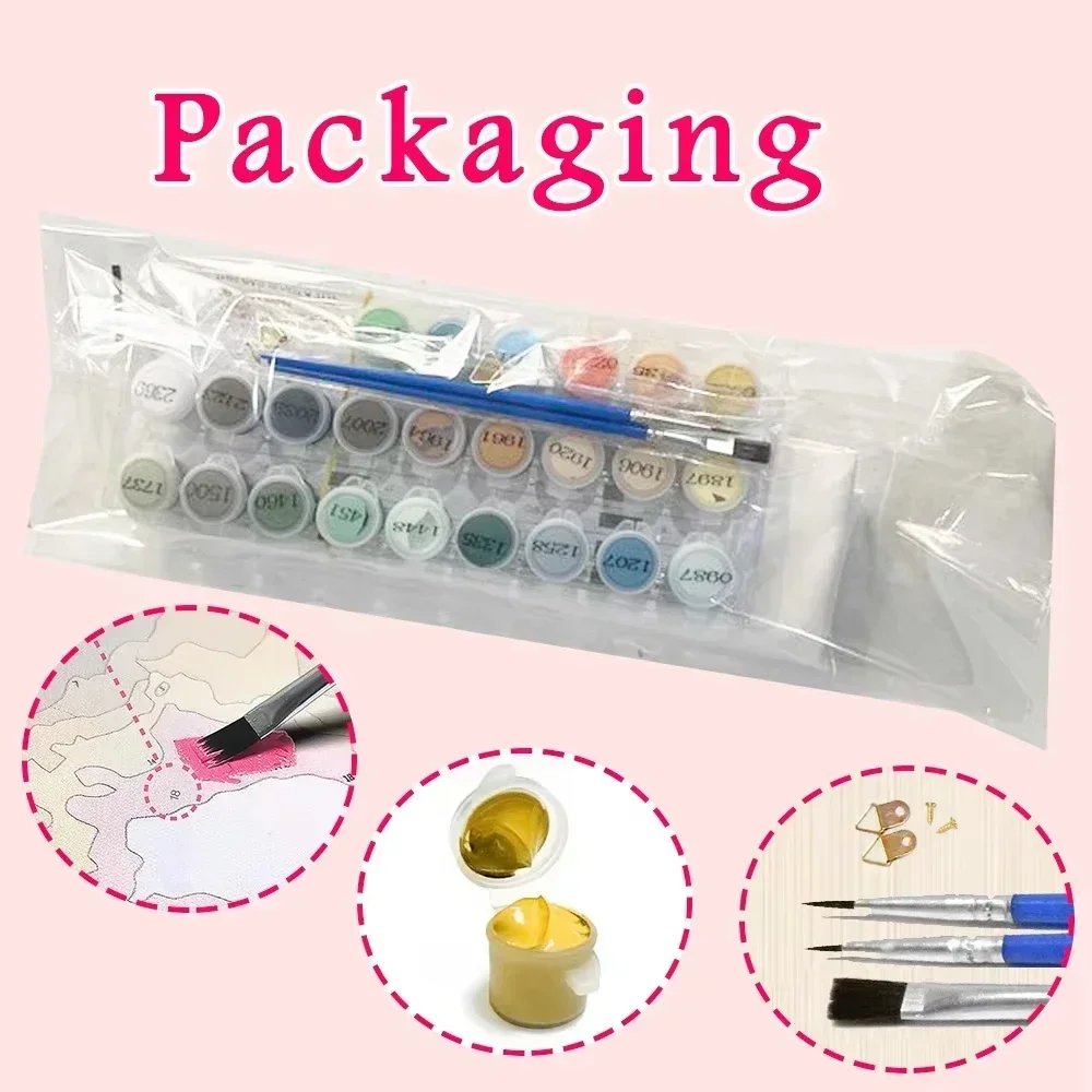 Kit Lukisan Berdasar Angka unt - Art Craft Letter A ulasan dan harga
