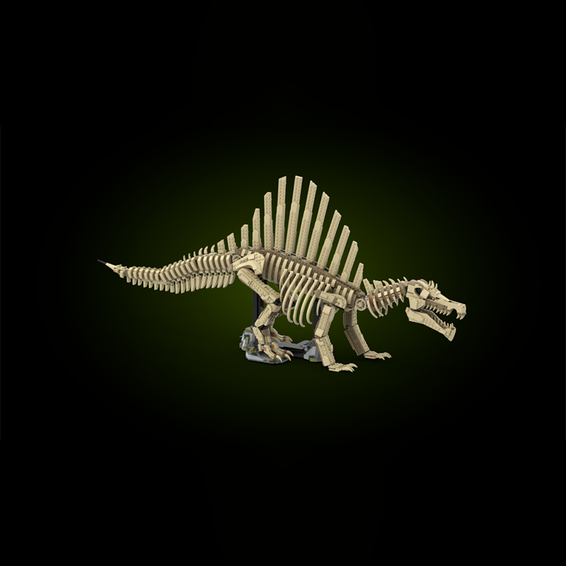 2246pcs MOC Dinosaurus Spinosa - Art Craft Dinosaurs ulasan dan harga