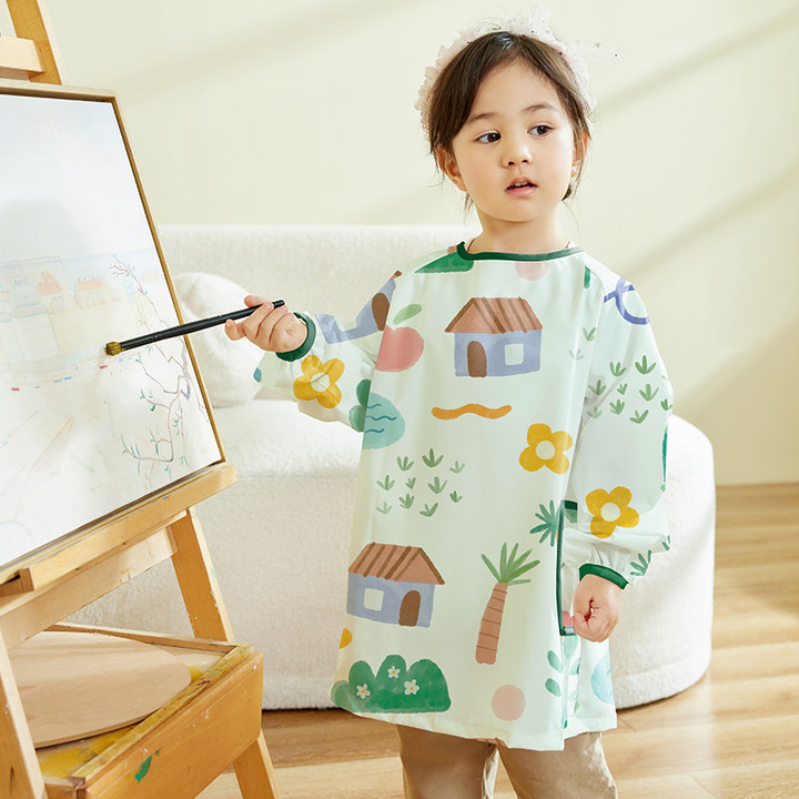 Kemeja Pelindung Seni Tahan Ai - Art Craft 5 Year Old ulasan dan harga
