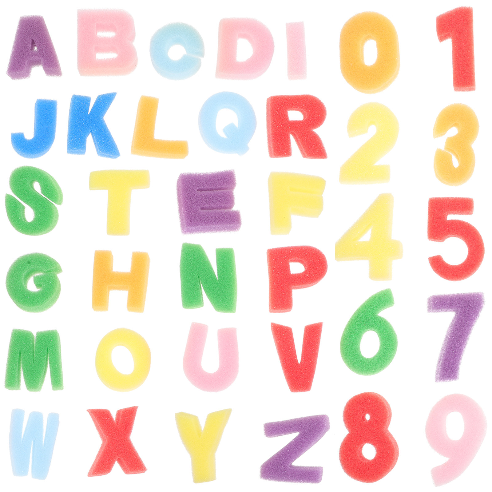 1Set Set Stempel Spons Anak-An - Art Craft Letter A ulasan dan harga
