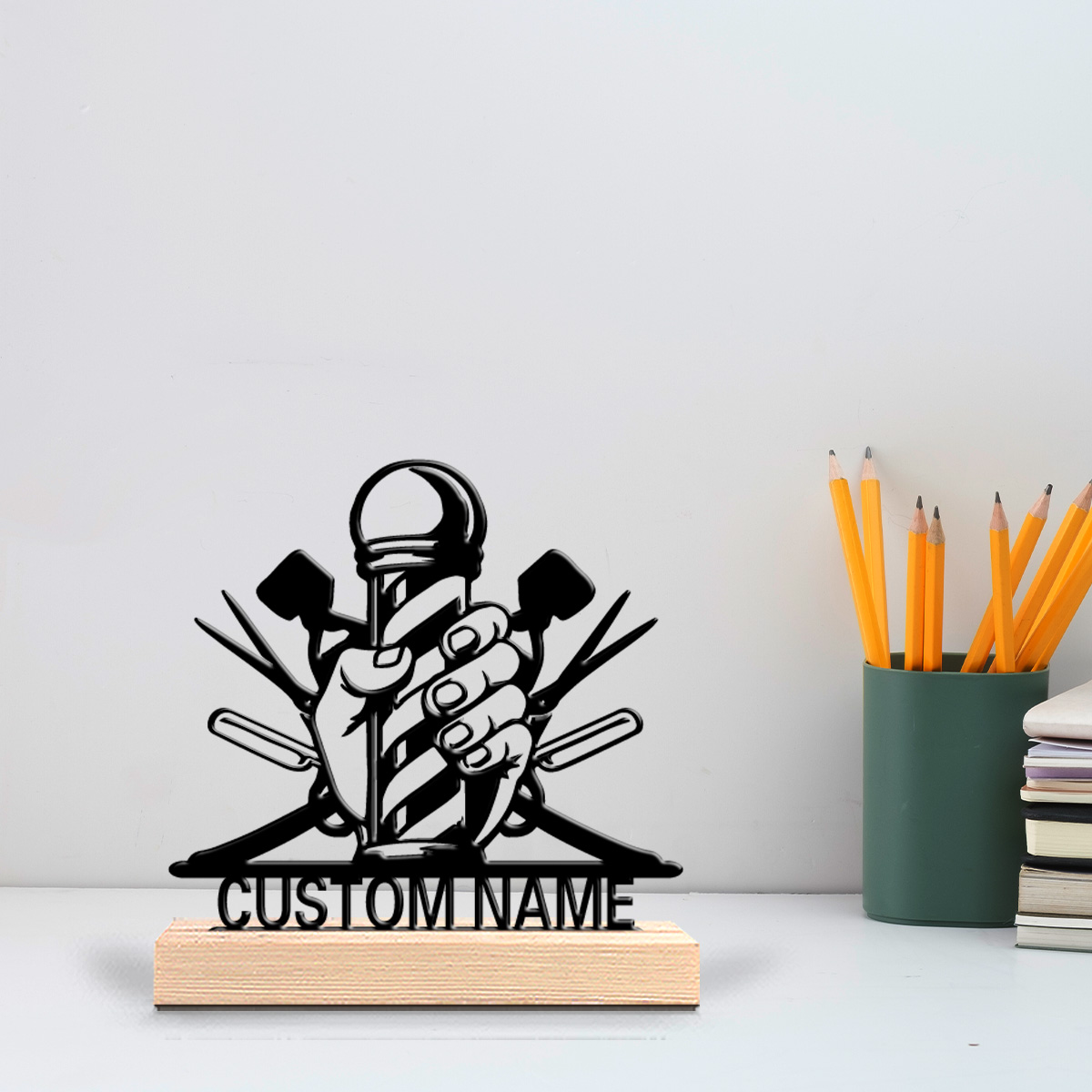 1pc Patung Logam Tukang Cukur  - Art Y Craft ulasan dan harga