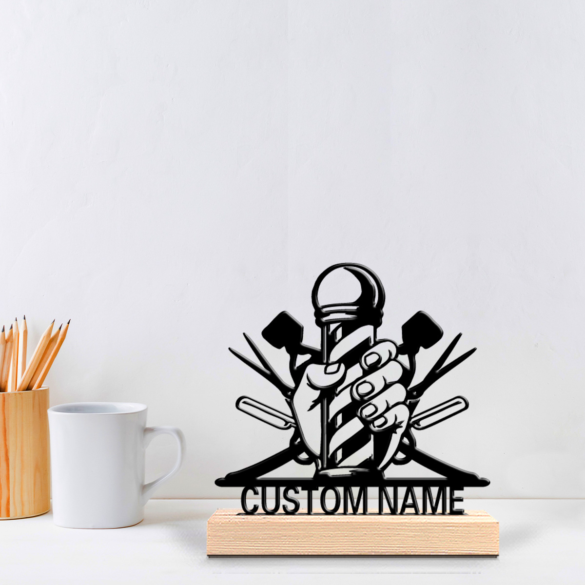 1pc Patung Logam Tukang Cukur  - Art Y Craft ulasan dan harga