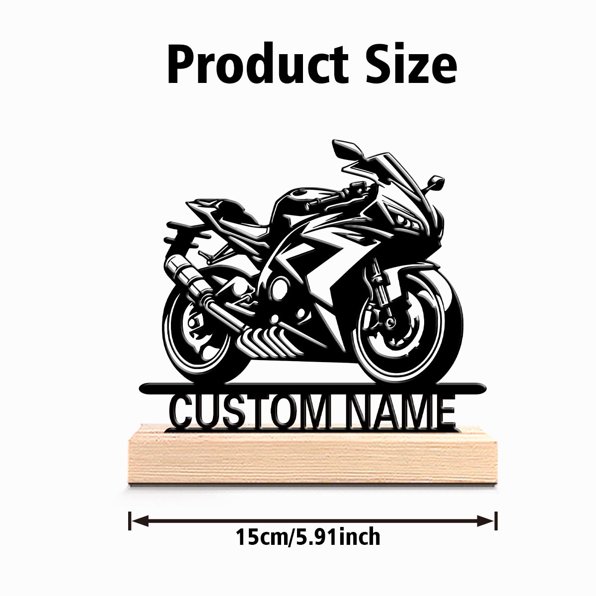 1pc Patung Motor Abstrak Keren - Art Craft Letter A ulasan dan harga