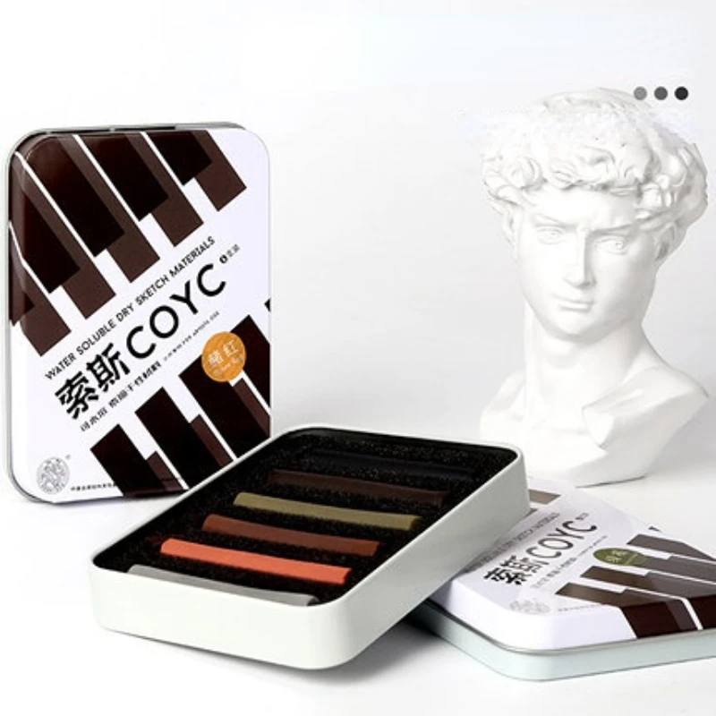6 Warna Artis Arang Strip Inda - Chalk Pastel Set ulasan dan harga