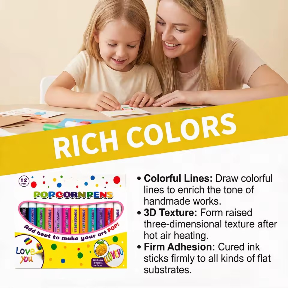 Set Pena Popcorn Puffy, Kit Sp - Art Craft Book ulasan dan harga