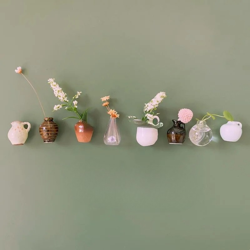Vas Kaca MINI Kreatif Lucu unt - Art Craft Magnet ulasan dan harga