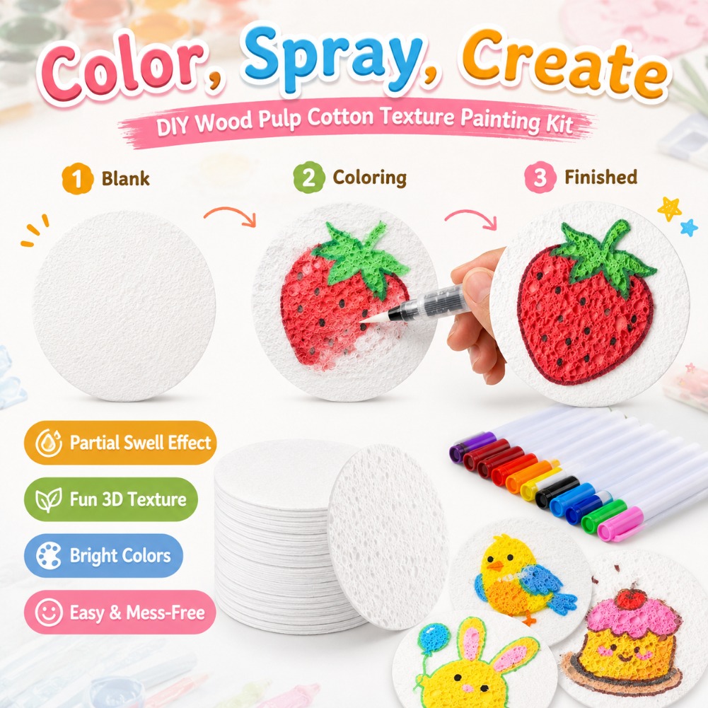Kertas Lukis Busa 3D Tekstur A - Art Craft Halloween ulasan dan harga