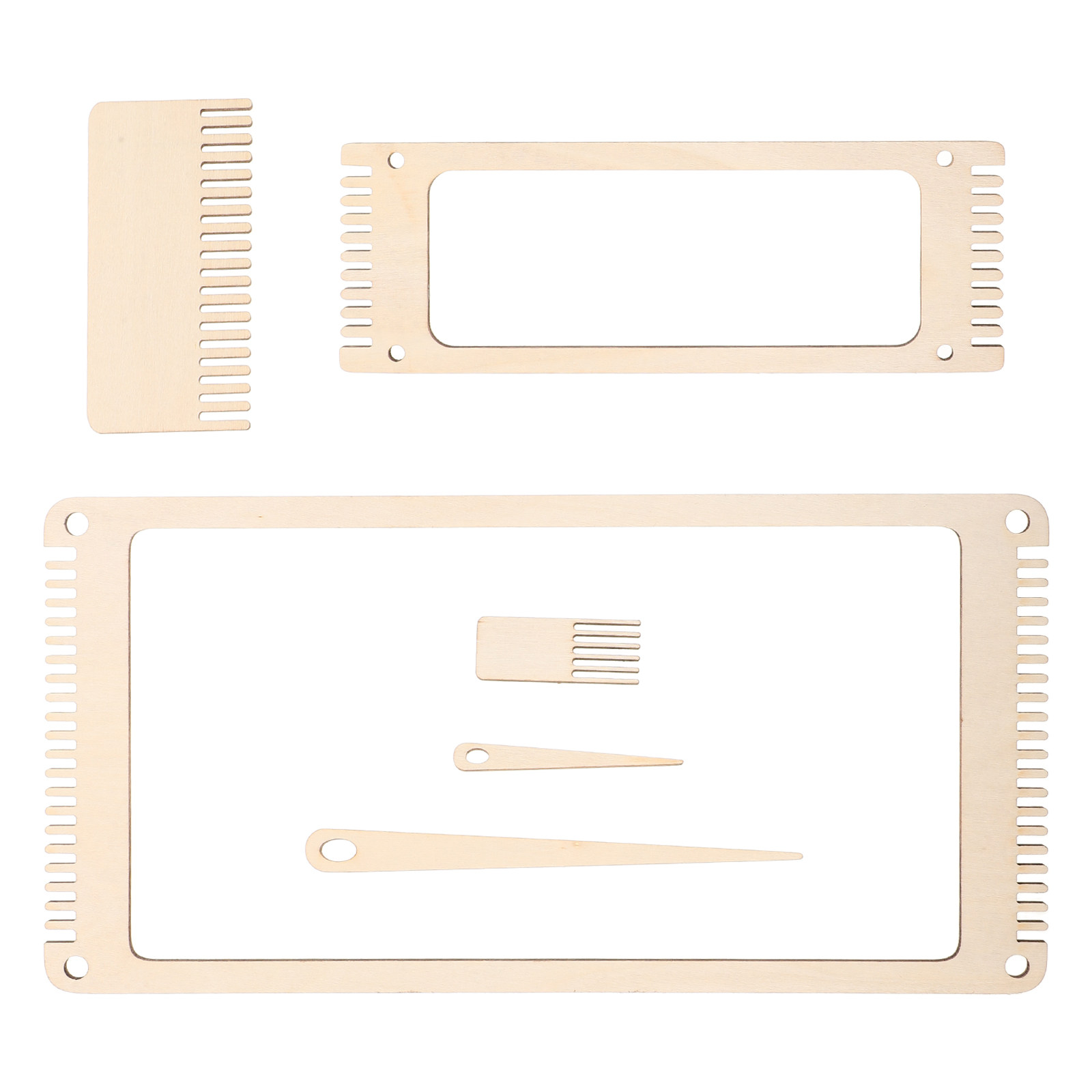 1Set Perlengkapan Tenun Kain,  - Loom Weaving Frame ulasan dan harga