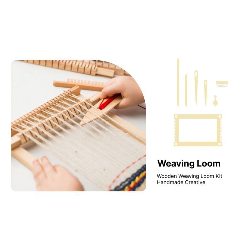 Kit Alat Tenun Kayu untuk Kera - Loom Weaving Frame ulasan dan harga