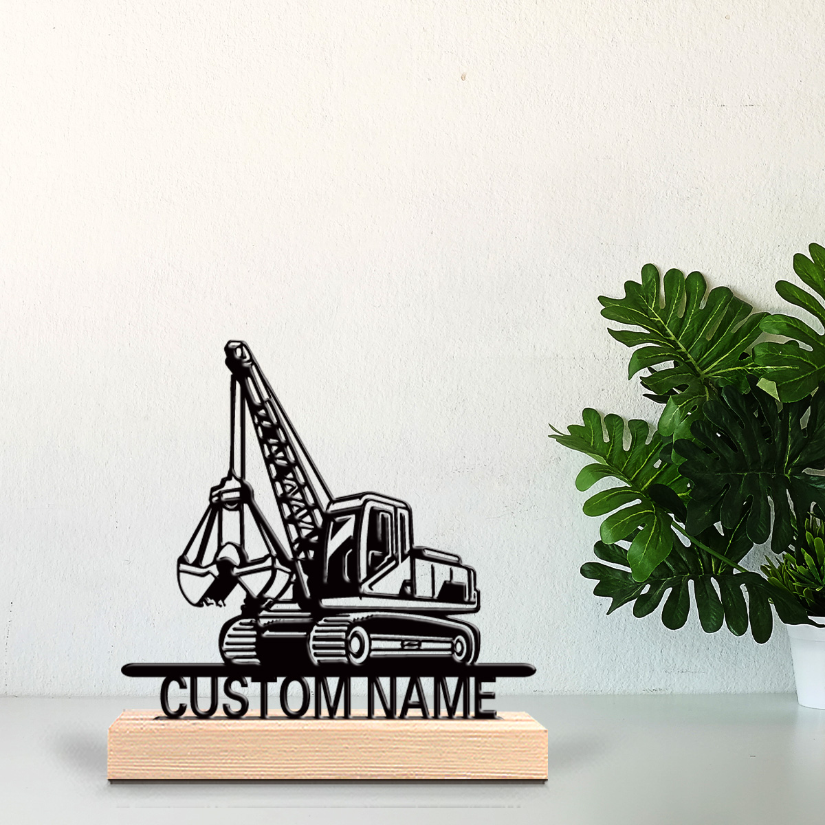 1pc Patung Traktor Custom Huru - Art Craft Letter A ulasan dan harga