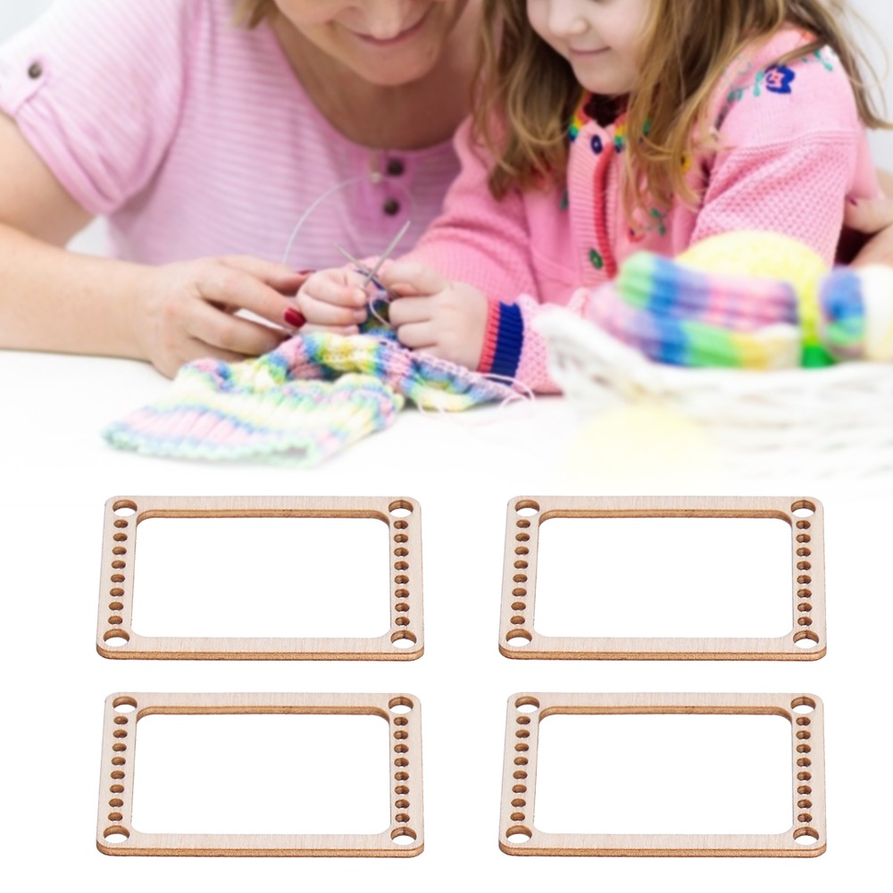 4pcs Kit Alat Tenun Kayu Prakt - Loom Weaving Frame ulasan dan harga