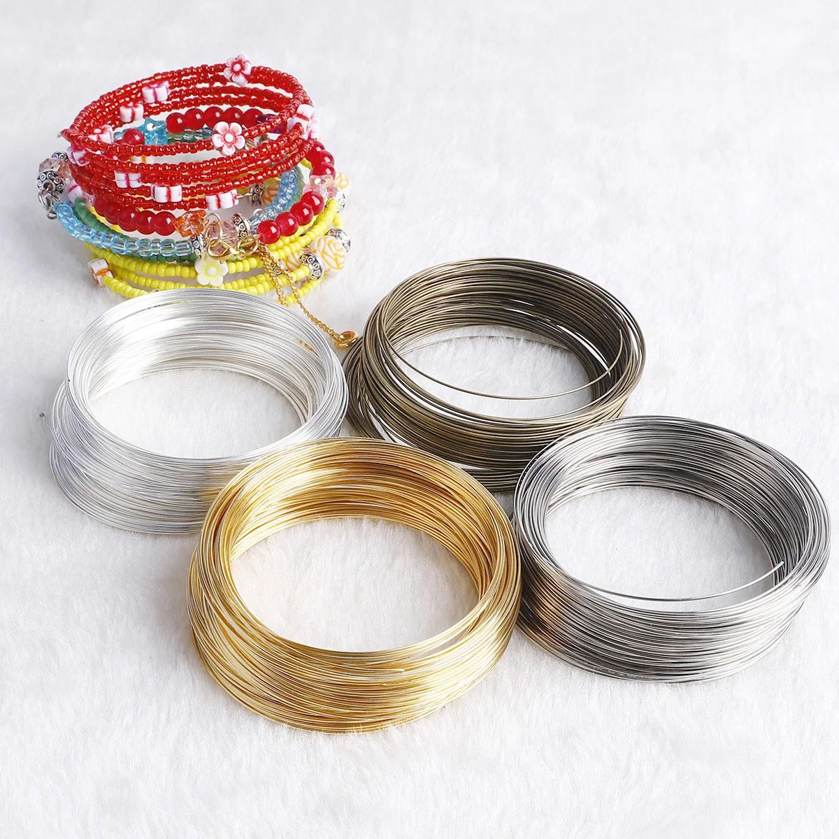 100Loop 0.6Mm Kawat Memori Gel - Art Craft Wire ulasan dan harga