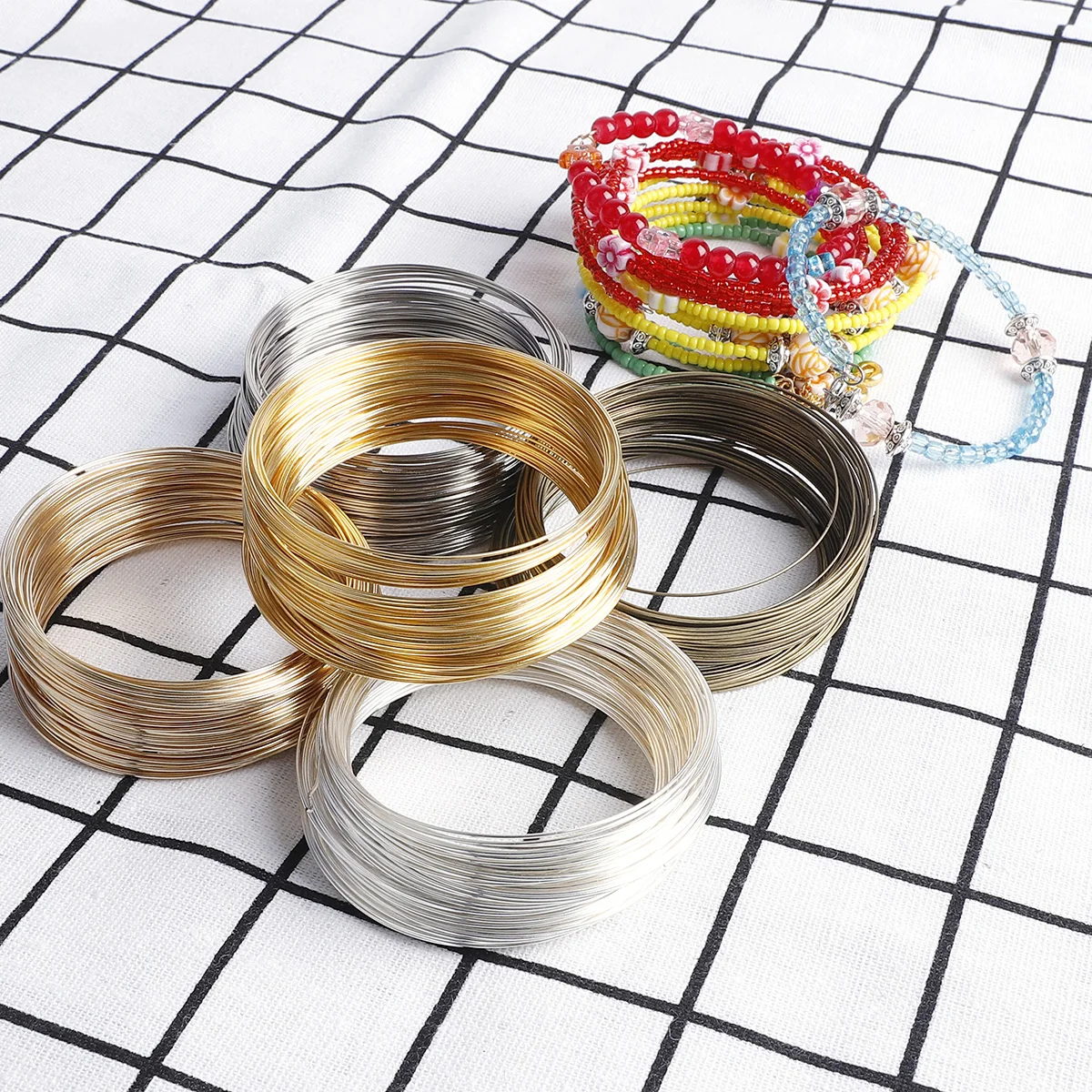 100Loop 0.6Mm Kawat Memori Gel - Art Craft Wire ulasan dan harga