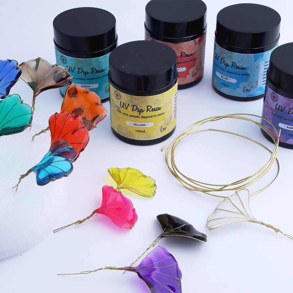 Resin Celup UV 12 Warna (Khusu - Art Craft Wire ulasan dan harga
