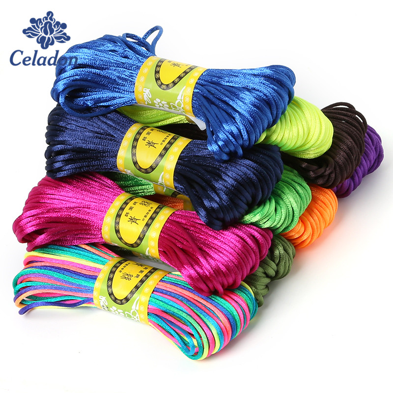 2mm 20meter lembut Satin Ratta - Macrame Cord Cotton ulasan dan harga