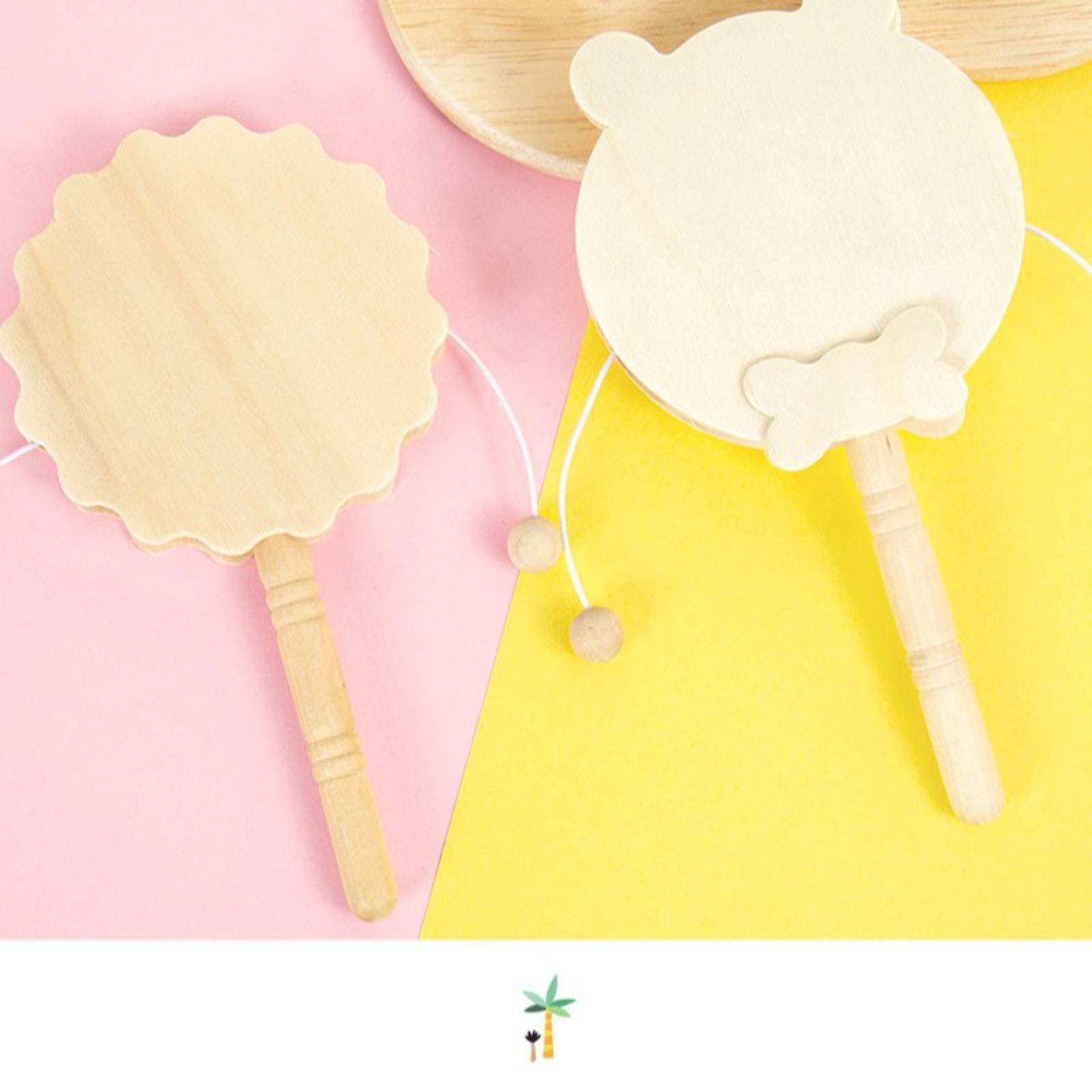 Drum Kayu DIY dengan Gagang Pe - Art Craft Workshop ulasan dan harga