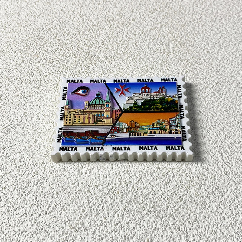 1 buah, Suvenir Turis Malta De - Art Craft Magnet ulasan dan harga