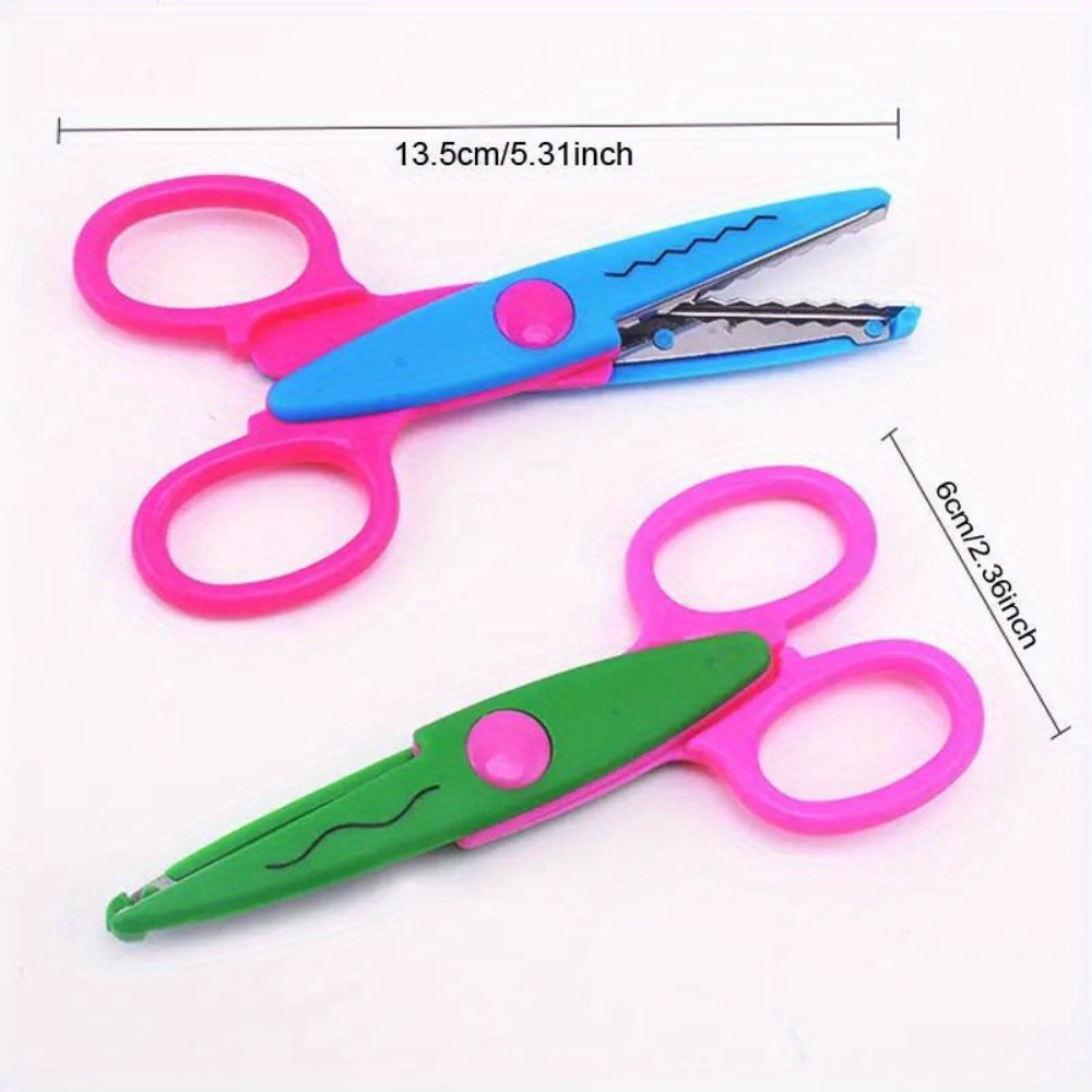 6 Buah/Set Gunting Bergelomban - Art Craft 5 Year Old ulasan dan harga
