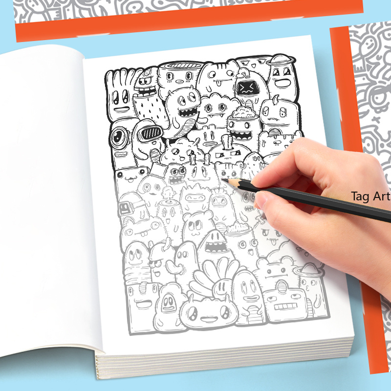 Buku Mewarnai dan Menggambar G - Chinese Art Craft ulasan dan harga