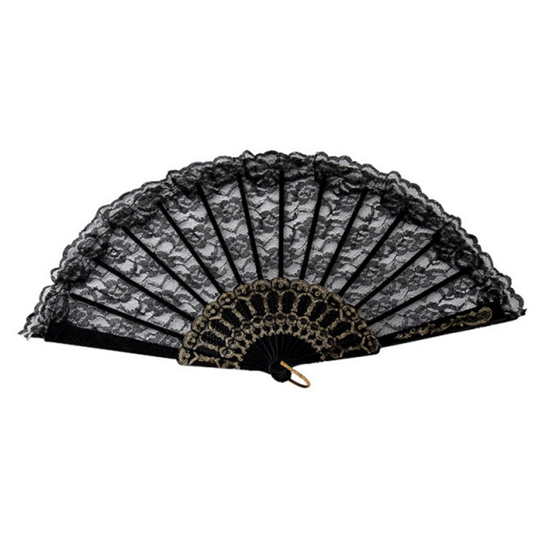 Kipas Lipat Renda Pola Cina Je - Chinese Art Craft ulasan dan harga