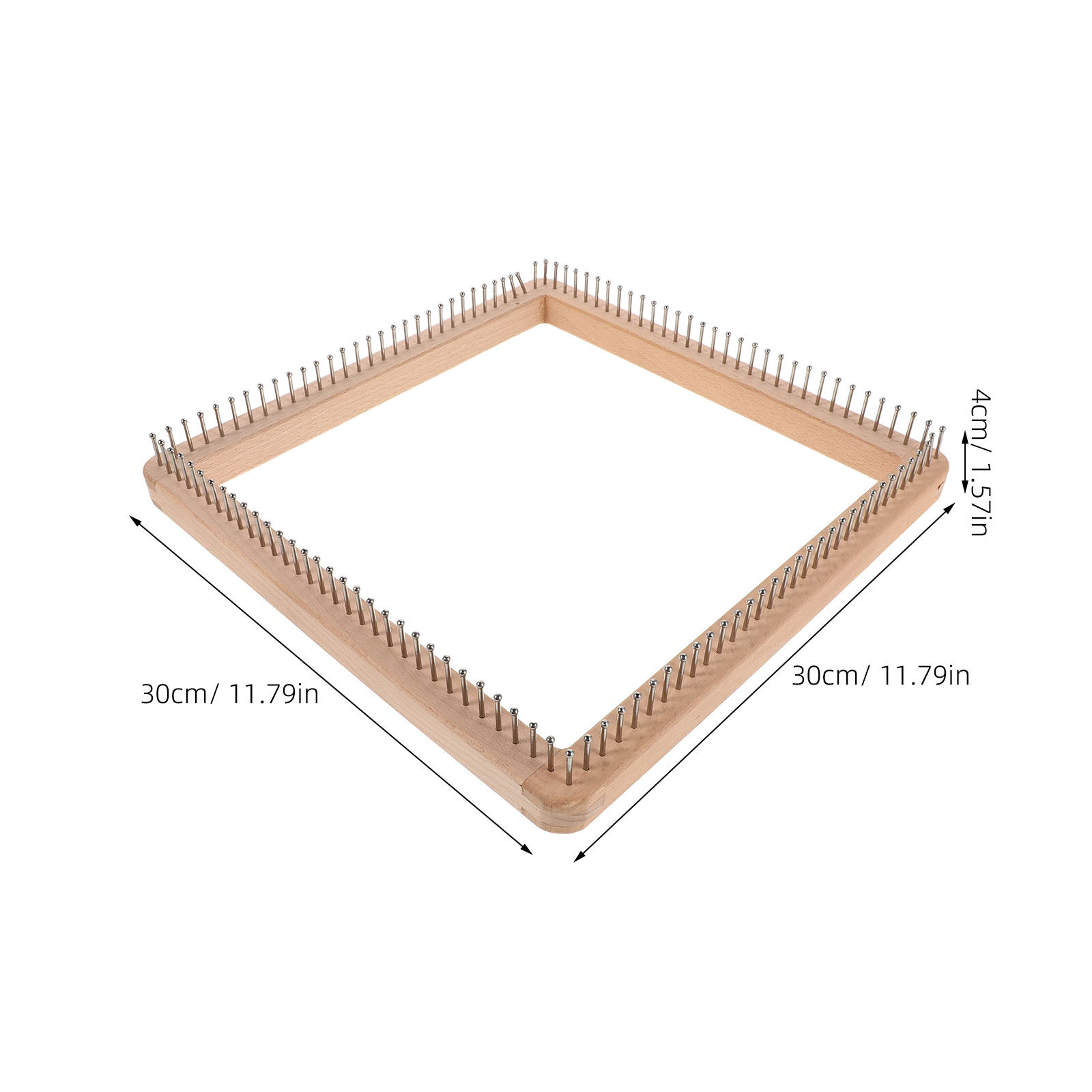 Alat Tenun Kayu 30x30cm Papan  - Loom Weaving Frame ulasan dan harga