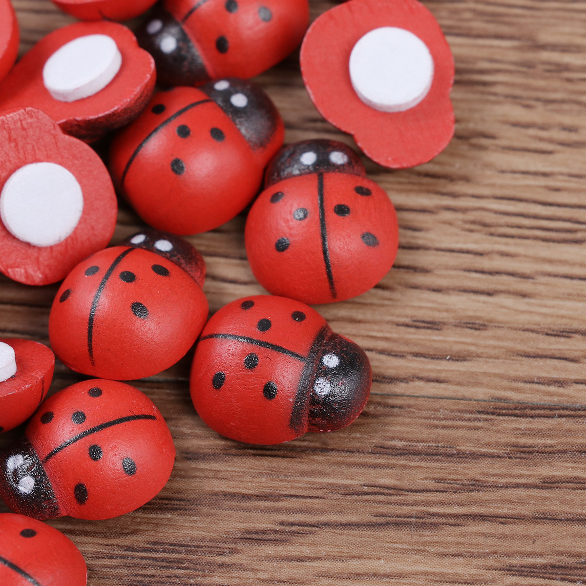 100 pcs Stiker Spons Kumbang K - Art Craft Ladybug ulasan dan harga