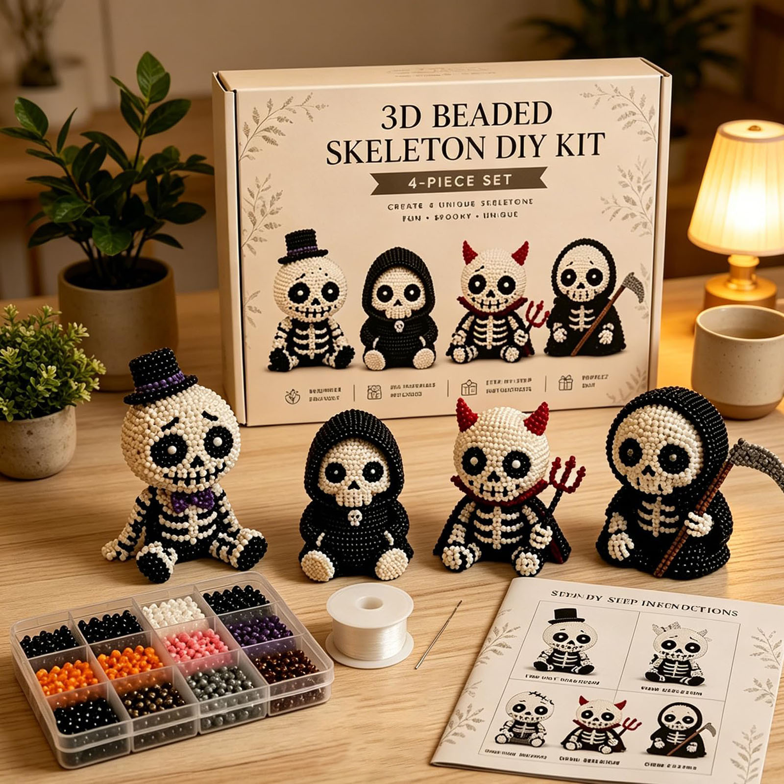 Kit Kerajinan Tangan Kerangka  - Art Craft Halloween ulasan dan harga