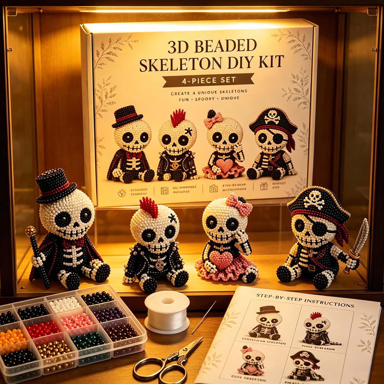 Kit Kerajinan Tangan Kerangka  - Art Craft Halloween ulasan dan harga