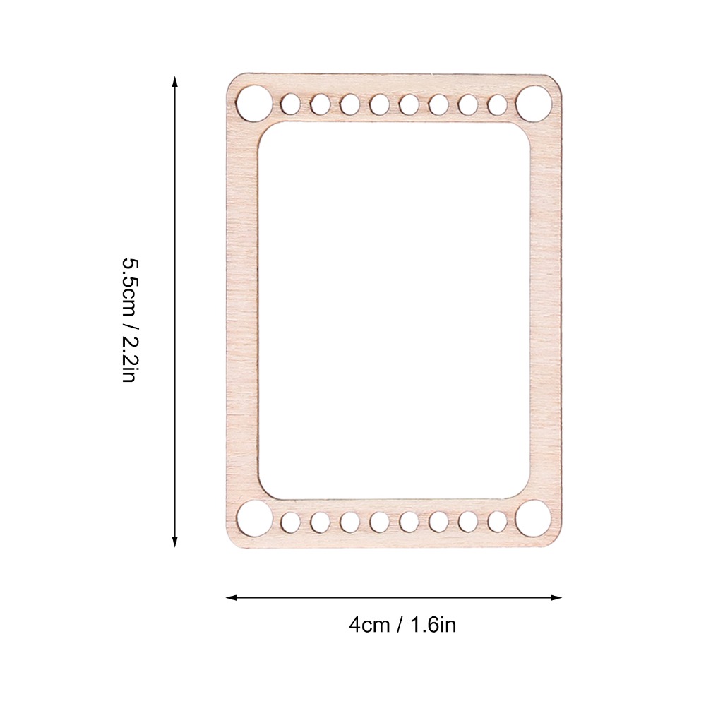 4pcs Kit Alat Tenun Kayu Prakt - Loom Weaving Frame ulasan dan harga