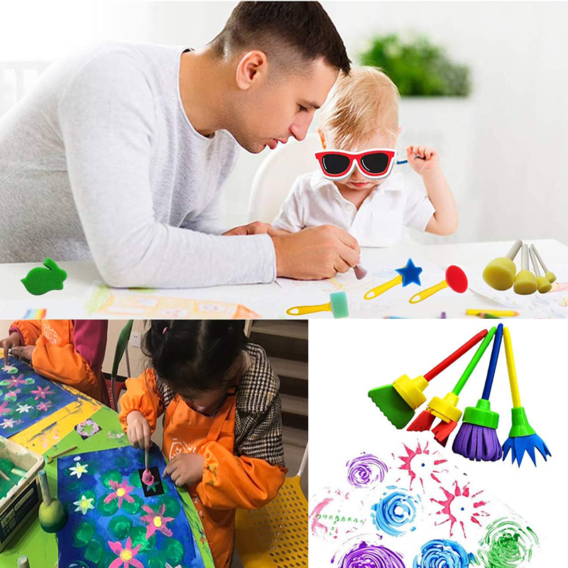 Mainan Spons Gambar Anak-anak  - Art Craft 5 Year Old ulasan dan harga