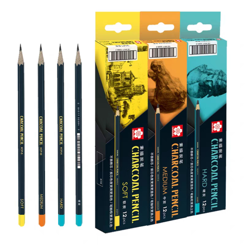 Pensil Sketsa SAKURA Soft/Medi - Chalk Pastel Set ulasan dan harga