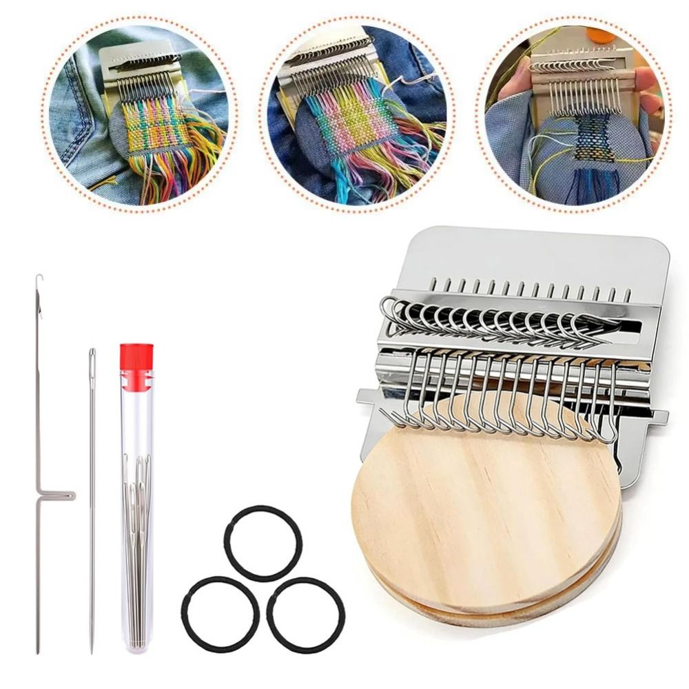 Mesin Tenun Mini Bingkai Kayu  - Loom Weaving Frame ulasan dan harga