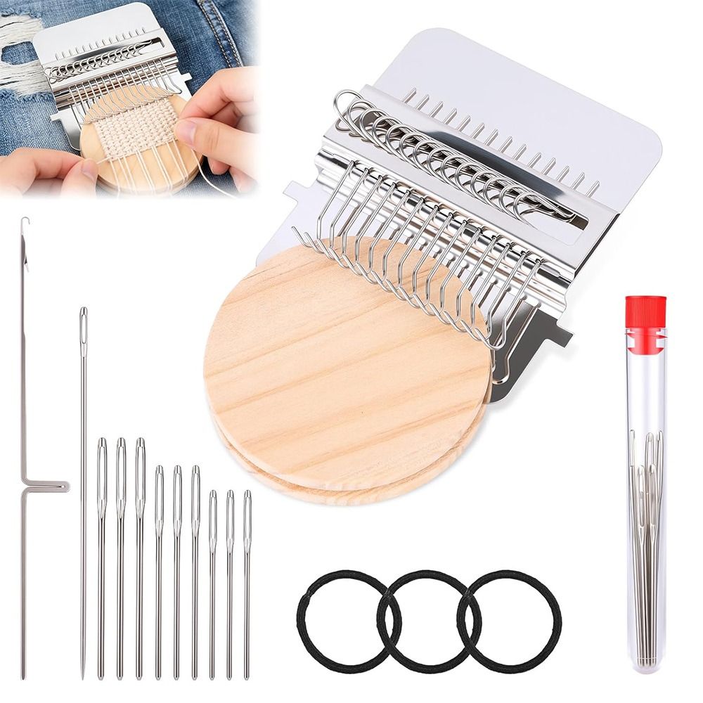 Mesin Tenun Mini Bingkai Kayu  - Loom Weaving Frame ulasan dan harga